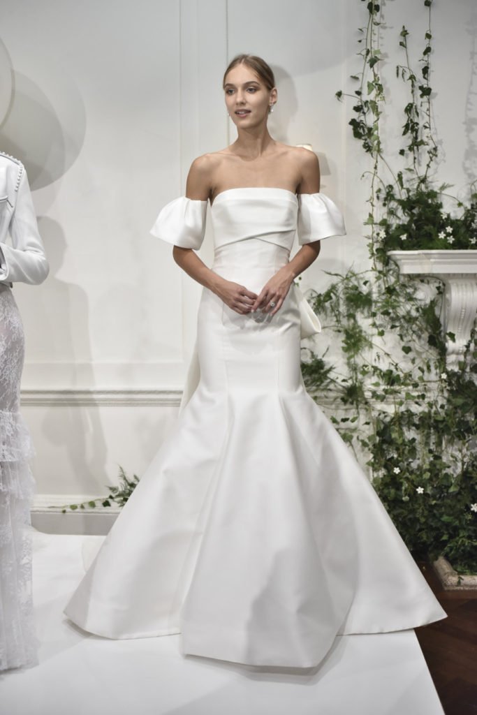 Brautkleid mit Puffärmeln