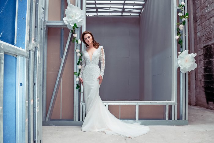 Leistbare Designer Brautkleider yaniv persy