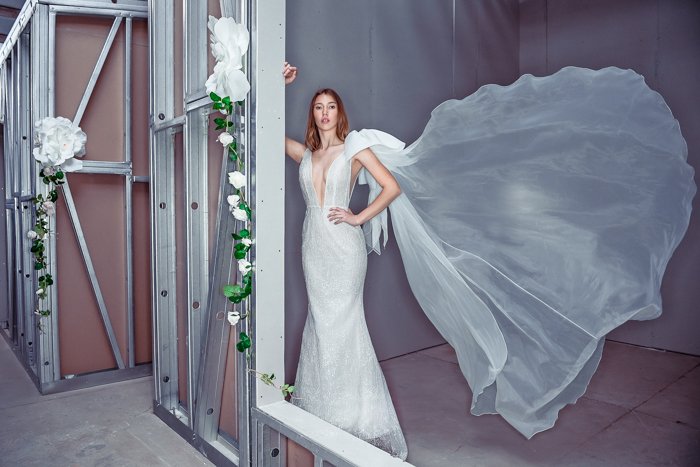 Leistbare Designer Brautkleider yaniv persy